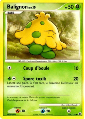 Carte Pokémon Balignon 108/132 Commune Merveilles Secrètes