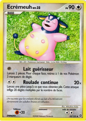 Carte Pokémon Ecrémeuh 55/132 Peu commune Merveilles Secrètes