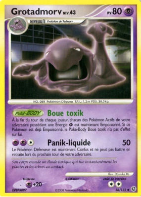 Carte Pokémon Grotadmorv 56/132 Peu commune Merveilles Secrètes