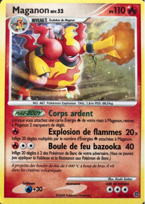Carte Pokémon Maganon 31/132 Rare Merveilles Secrètes