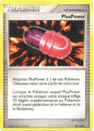 Carte Pokémon PlusPower 121/132 Peu commune Merveilles Secrètes