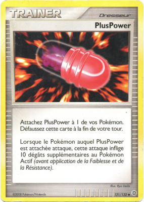 Carte Pokémon PlusPower 121/132 Peu commune Merveilles Secrètes