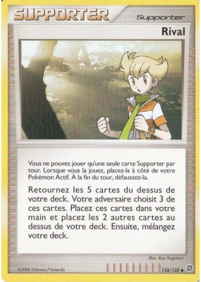 Carte Pokémon Rival 124/132 Peu commune Merveilles Secrètes