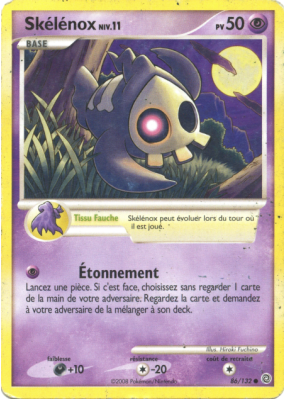 Carte Pokémon Skélénox 86/132 Commune Merveilles Secrètes