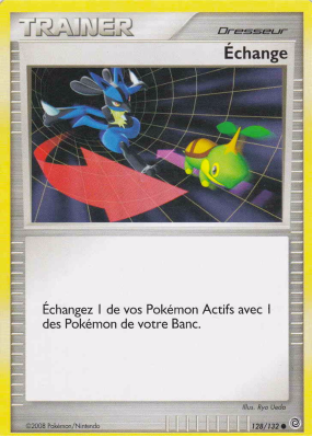 Carte Pokémon Échange 128/132 Commune Merveilles Secrètes