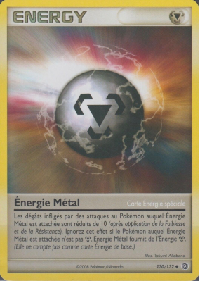 Carte Pokémon Énergie Métal 130/132 Peu commune Merveilles Secrètes