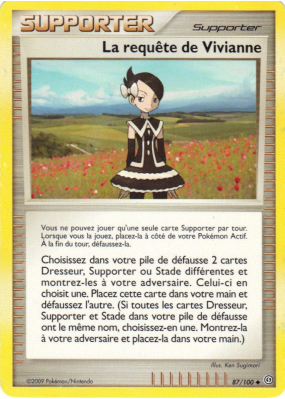 Carte Pokémon La requête de Vivianne 87/100 Peu commune Tempête