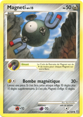 Carte Pokémon Magneti 66/100 Commune Tempête