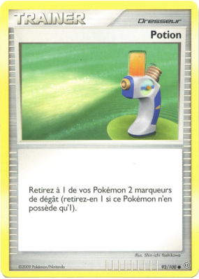 Carte Pokémon Potion 92/100 Commune Tempête