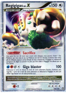 Carte Pokémon Regigigas NIV.X 100/100 NIV.X Tempête