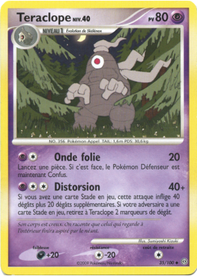 Carte Pokémon Teraclope 35/100 Peu commune Tempête