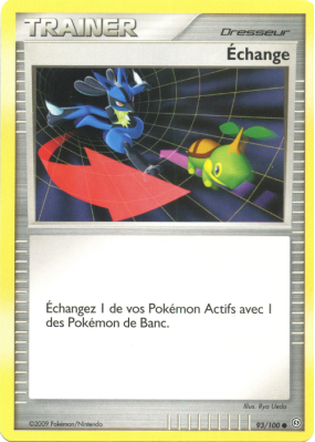 Carte Pokémon Échange 93/100 Commune Tempête