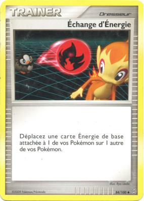 Carte Pokémon Échange d'Énergie 84/100 Peu commune Tempête