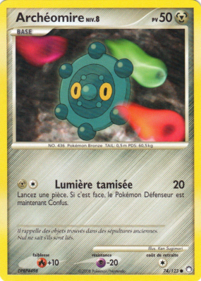 Carte Pokémon Archéomire 74/123 Commune Trésors Mystérieux