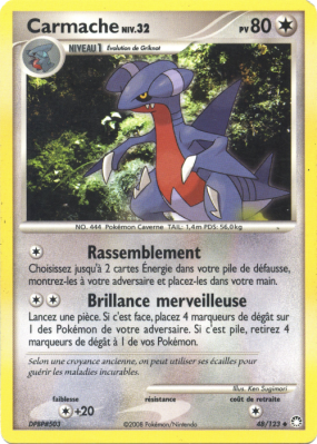 Carte Pokémon Carmache 48/123 Peu commune Trésors Mystérieux