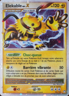 Carte Pokémon Elekable NIV.X 121/123 NIV.X Trésors Mystérieux