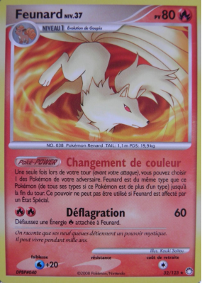 Carte Pokémon Feunard 32/123 Rare Trésors Mystérieux