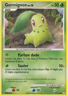 Carte Pokémon Germignon 77/123 Commune Trésors Mystérieux