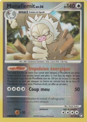 Carte Pokémon Monaflemit 34/123 Rare Trésors Mystérieux