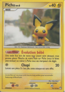 Carte Pokémon Pichu 93/123 Commune Trésors Mystérieux