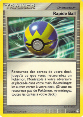 Carte Pokémon Rapide Ball 114/130 Peu commune Trésors Mystérieux