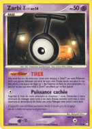 Carte Pokémon Zarbi T 67/123 Peu commune Trésors Mystérieux