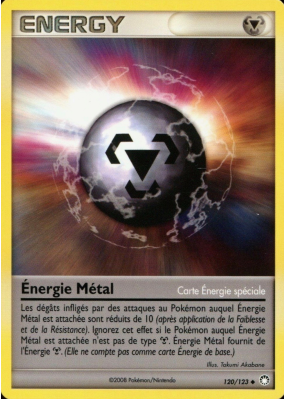 Carte Pokémon Énergie Métal 120/123 Peu commune Trésors Mystérieux