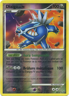 Carte Pokémon Dialga 6/127 Holographique Platine (JCC)