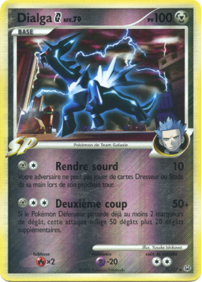 Carte Pokémon Dialga G 7/111 Holographique Platine (JCC)