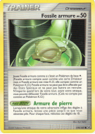 Carte Pokémon Fossile armure 119/127 Peu commune Platine (JCC)
