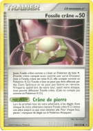 Carte Pokémon Fossile crâne 120/127 Peu commune Platine (JCC)