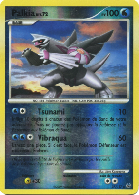 Carte Pokémon Palkia 37/127 Rare Platine (JCC)