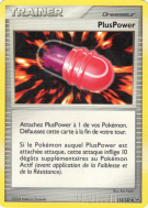 Carte Pokémon PlusPower 112/127 Peu commune Platine (JCC)