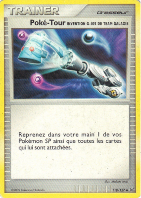 Carte Pokémon Poké-Tour Invention G-105 de Team Galaxie 118/127 Peu commune Platine (JCC)