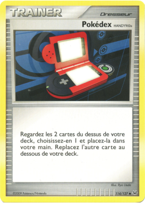 Carte Pokémon Pokédex HANDY910is 114/127 Peu commune Platine (JCC)