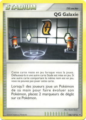 Carte Pokémon QG Galaxie 106/127 Peu commune Platine (JCC)