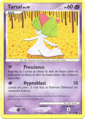 Carte Pokémon Tarsal 89/127 Commune Platine (JCC)