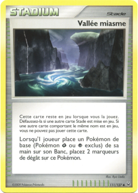 Carte Pokémon Vallée miasme 111/127 Peu commune Platine (JCC)