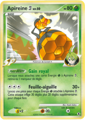 Carte Pokémon Apireine 4 35/111 Rare Rivaux Émergeants