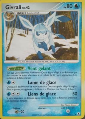 Carte Pokémon Givrali 41/111 Peu commune Rivaux Émergeants