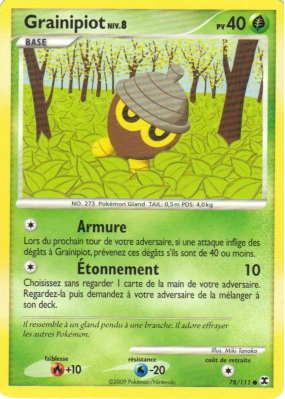 Carte Pokémon Grainipiot 78/111 Commune Rivaux Émergeants