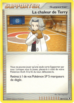 Carte Pokémon La chaleur de Terry 90/111 Peu commune Rivaux Émergeants