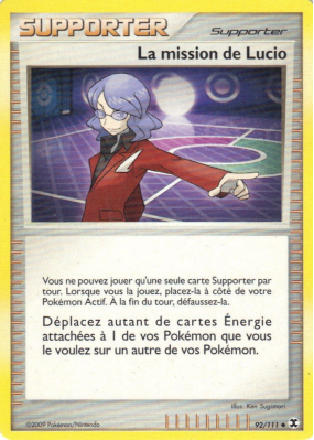 Carte Pokémon La mission de Lucio 92/111 Peu commune Rivaux Émergeants