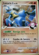 Carte Pokémon Lucario GL 8/111 Holographique Rivaux Émergeants