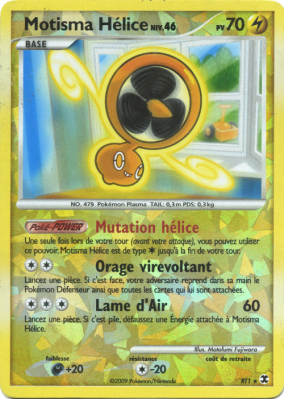 Carte Pokémon Motisma Hélice RT1 Rare Rivaux Émergeants
