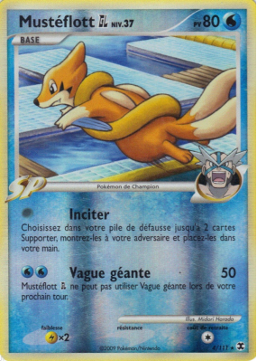 Carte Pokémon Mustéflott GL 4/111 Holographique Rivaux Émergeants