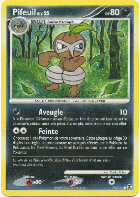 Carte Pokémon Pifeuil 75/111 Commune Rivaux Émergeants