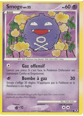Carte Pokémon Smogo 68/111 Commune Rivaux Émergeants