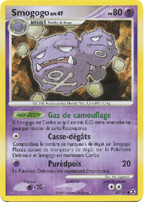 Carte Pokémon Smogogo 87/111 Commune Rivaux Émergeants