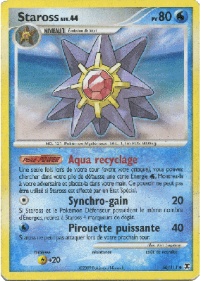 Carte Pokémon Staross 50/111 Peu commune Rivaux Émergeants
